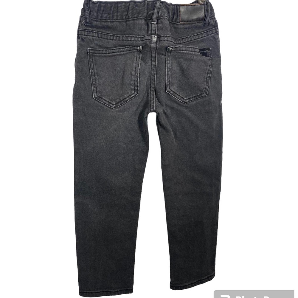 Quiksilver Slim Straight Fit Denim Jeans Dark Gray Size Boys Medium - Picture 2 of 7